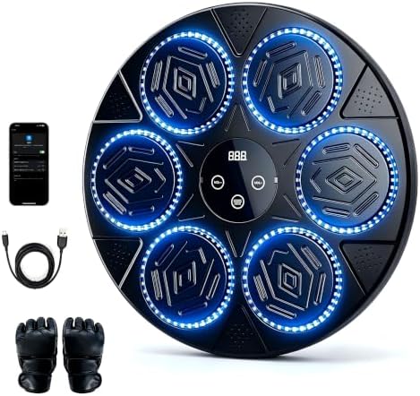 LOLBOX Music Boxing Machine, Glossy Light Black